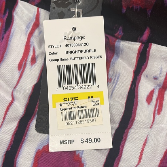 Rampage Purple Blouse - Picture 5 of 5